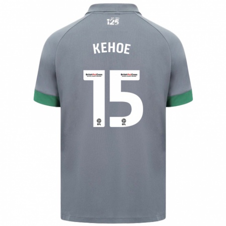 Kandiny Bambino Maglia Molly Kehoe #15 Grigio Scuro Kit Gara Away 2024/25 Maglietta