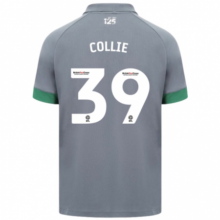 Kandiny Bambino Maglia Eliza Collie #39 Grigio Scuro Kit Gara Away 2024/25 Maglietta