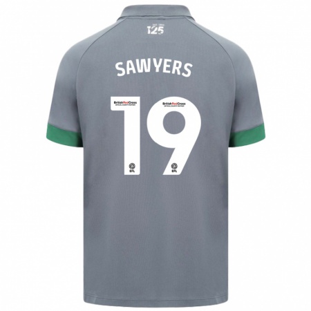 Kandiny Kinderen Romaine Sawyers #19 Donkergrijs Uitshirt Uittenue 2024/25 T-Shirt