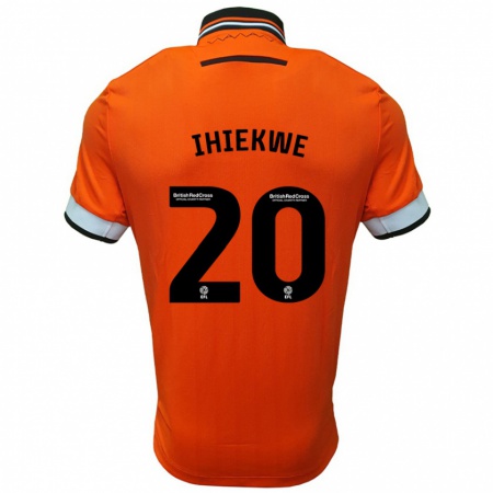 Kandiny Kinderen Michael Ihiekwe #20 Oranje Wit Uitshirt Uittenue 2024/25 T-Shirt