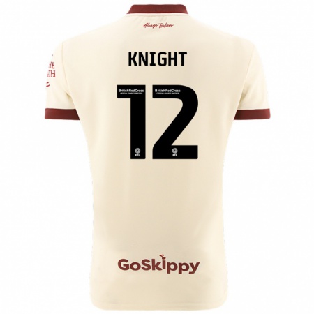 Kandiny Kinderen Jason Knight #12 Crèmewit Uitshirt Uittenue 2024/25 T-Shirt