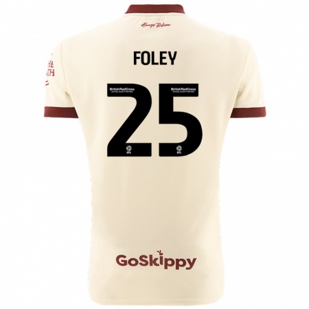 Kandiny Kinderen Erin Foley #25 Crèmewit Uitshirt Uittenue 2024/25 T-Shirt