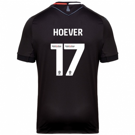 Kandiny Kinder Ki-Jana Hoever #17 Schwarz Auswärtstrikot Trikot 2024/25 T-Shirt Österreich