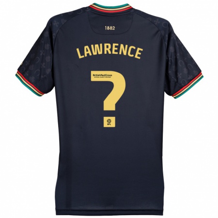 Kandiny Bambino Maglia Teddy Lawrence #0 Blu Navy Scuro Kit Gara Away 2024/25 Maglietta