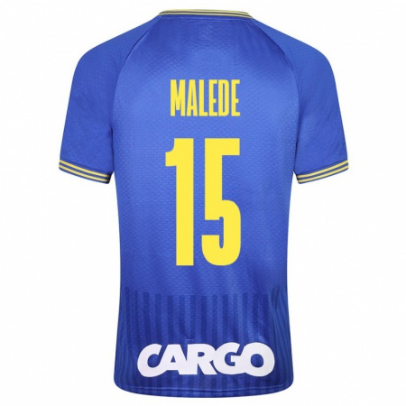 Kandiny Bambino Maglia Yonas Malede #15 Bianco Kit Gara Away 2024/25 Maglietta