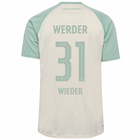 Kandiny Kinderen Verena Wieder #31 Off-White Lichtgroen Uitshirt Uittenue 2024/25 T-Shirt