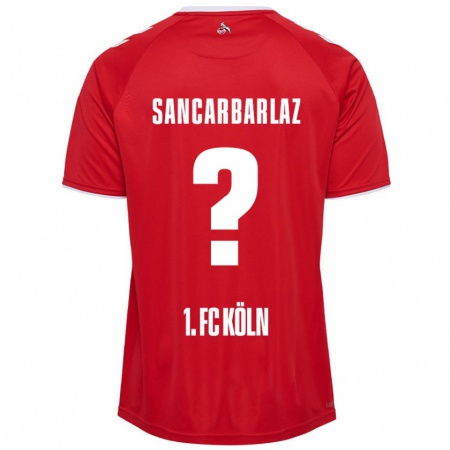 Kandiny Criança Camisola Keyhan Sancarbarlaz #0 Branco Vermelho Alternativa 2024/25 Camisa Brasil