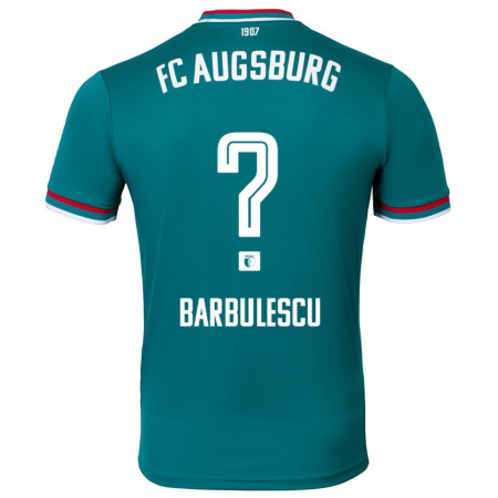 Kandiny Kinder Luca Bărbulescu #0 Dunkelgrün Auswärtstrikot Trikot 2024/25 T-Shirt Österreich