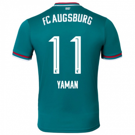 KandinyキッズKerim Yaman#11ダークグリーンアウェイシャツ2024/25ジャージーユニフォーム