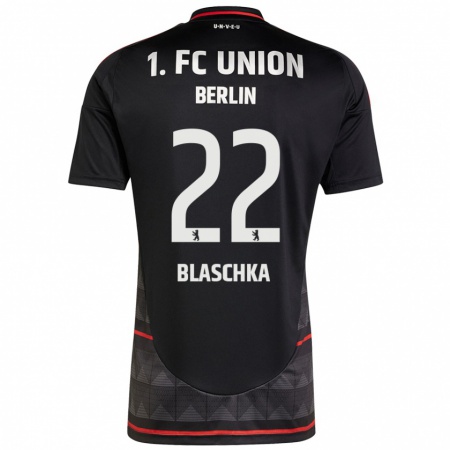 Kandiny Bambino Maglia Anouk Blaschka #22 Nero Kit Gara Away 2024/25 Maglietta