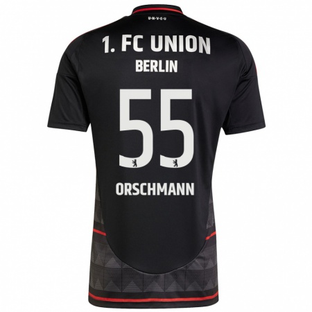 Kandiny Bambino Maglia Katja Orschmann #55 Nero Kit Gara Away 2024/25 Maglietta