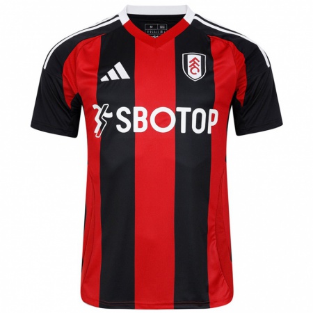 Kandiny Bambino Maglia Emile Smith Rowe #32 Nero Rosso Kit Gara Away 2024/25 Maglietta