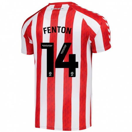 Kandiny Uomo Maglia Natasha Fenton #14 Rosso Bianco Kit Gara Home 2024/25 Maglietta