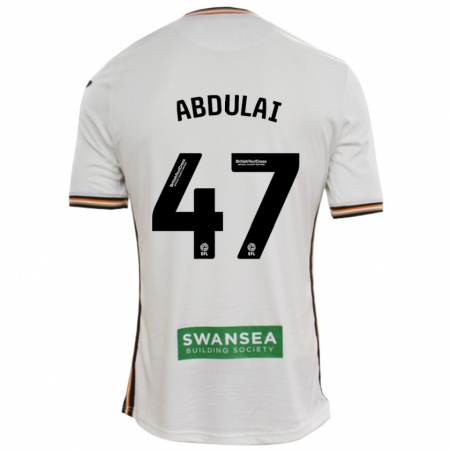 Kandiny Heren Azeem Abdulai #47 Wit Thuisshirt Thuistenue 2024/25 T-Shirt