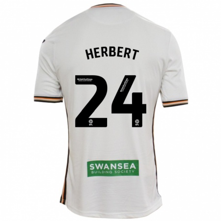 Kandiny Heren Chelsea Herbert #24 Wit Thuisshirt Thuistenue 2024/25 T-Shirt