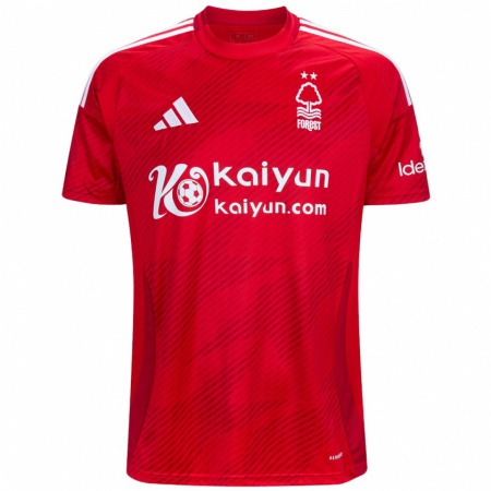 Kandiny Heren Dale Taylor #0 Rood Wit Thuisshirt Thuistenue 2024/25 T-Shirt