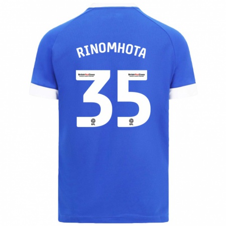 Kandiny Heren Andy Rinomhota #35 Hemelsblauw Thuisshirt Thuistenue 2024/25 T-Shirt