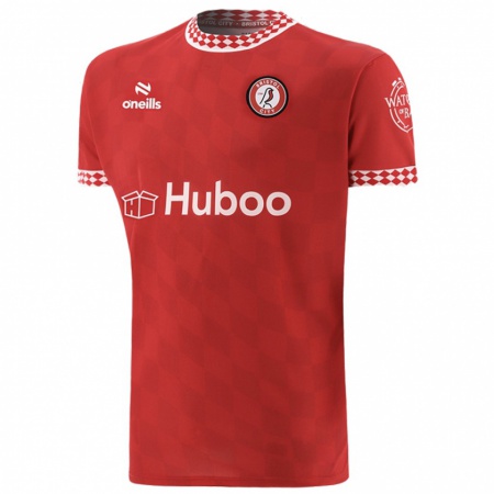 Kandiny Heren Jed Meerholz #0 Rood Thuisshirt Thuistenue 2024/25 T-Shirt