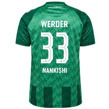 Kandiny Heren Abdenego Nankishi #33 Groen Thuisshirt Thuistenue 2024/25 T-Shirt