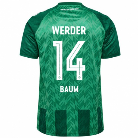 Kandiny Uomo Maglia Lennart Baum #14 Verde Kit Gara Home 2024/25 Maglietta