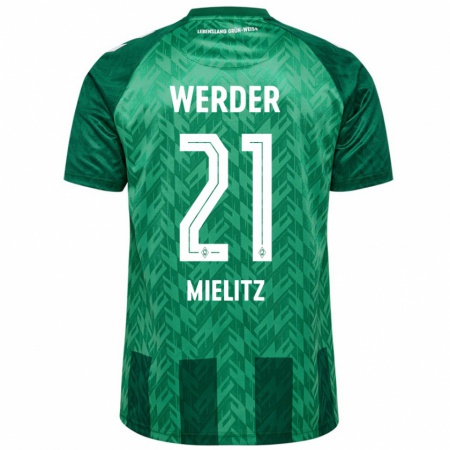 Kandiny Heren Sebastian Mielitz #21 Groen Thuisshirt Thuistenue 2024/25 T-Shirt