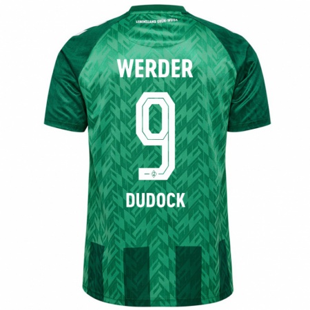 Kandiny Heren Joshua Dudock #9 Groen Thuisshirt Thuistenue 2024/25 T-Shirt