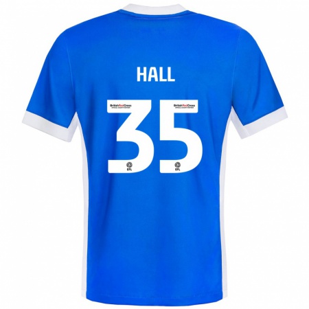 Kandiny Heren George Hall #35 Blauw Wit Thuisshirt Thuistenue 2024/25 T-Shirt