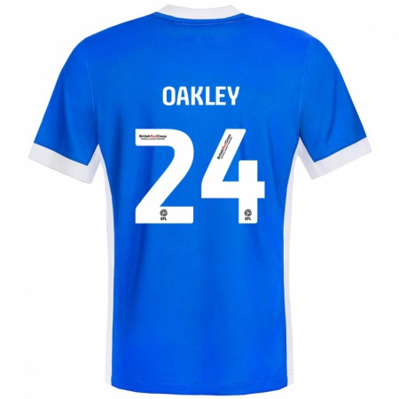 Kandiny Heren Marcel Oakley #24 Blauw Wit Thuisshirt Thuistenue 2024/25 T-Shirt