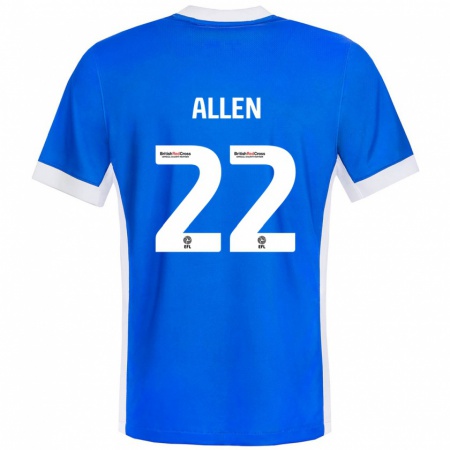 Kandiny Heren Remi Allen #22 Blauw Wit Thuisshirt Thuistenue 2024/25 T-Shirt