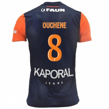 Kandiny Heren Sonia Ouchène #8 Marineblauw Oranje Thuisshirt Thuistenue 2024/25 T-Shirt