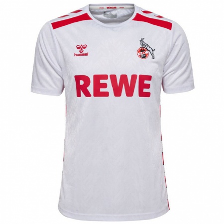 Kandiny Uomo Maglia Julian Pauli #24 Bianco Rosso Kit Gara Home 2024/25 Maglietta