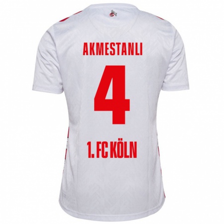 Kandiny Homem Camisola Teoman Akmestanli #4 Vermelho Branco Principal 2024/25 Camisa Brasil