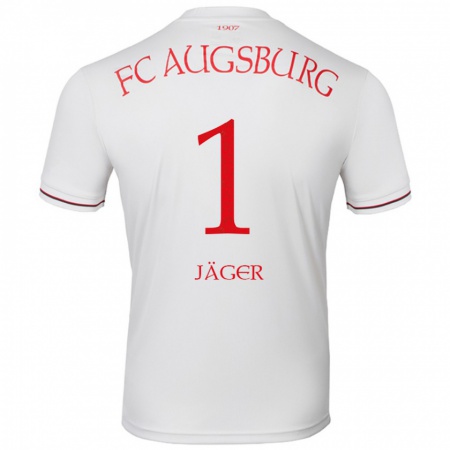 Kandiny Hombre Camiseta Tobias Jäger #1 Blanco 1ª Equipación 2024/25 La Camisa