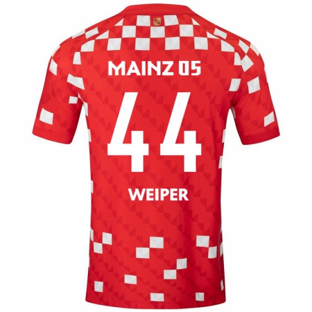 Kandiny Herren Nelson Weiper #44 Weiß Rot Heimtrikot Trikot 2024/25 T-Shirt Österreich