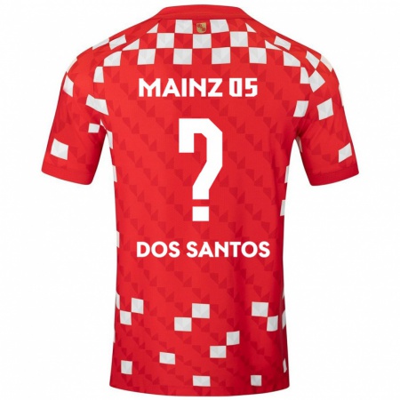 Kandiny Herren Alexandre Tavares Dos Santos #0 Weiß Rot Heimtrikot Trikot 2024/25 T-Shirt Österreich