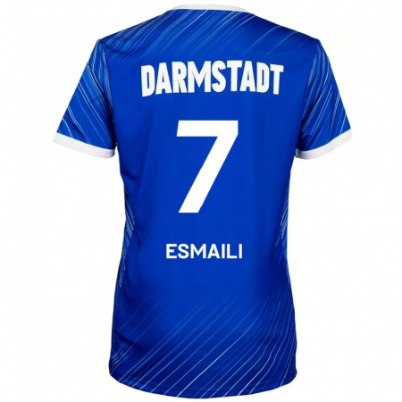 Kandiny Herren Ali Esmaili #7 Blau Weiß Heimtrikot Trikot 2024/25 T-Shirt Österreich