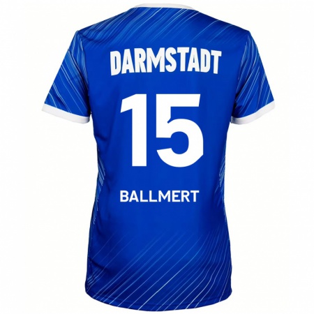 Kandiny Herren Markus Ballmert #15 Blau Weiß Heimtrikot Trikot 2024/25 T-Shirt Österreich