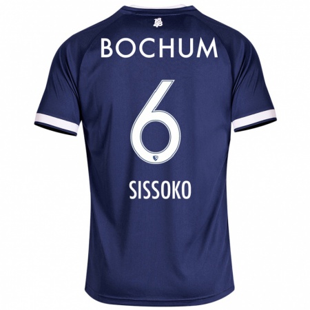 Kandiny Herren Ibrahima Sissoko #6 Dunkelblau Heimtrikot Trikot 2024/25 T-Shirt Österreich