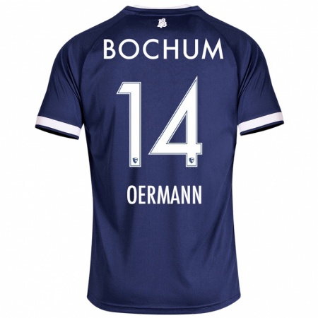 Kandiny Uomo Maglia Tim Oermann #14 Blu Scuro Kit Gara Home 2024/25 Maglietta