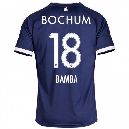 Kandiny Uomo Maglia Samuel Bamba #18 Blu Scuro Kit Gara Home 2024/25 Maglietta