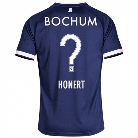 Kandiny Heren Jan Honert #0 Donkerblauw Thuisshirt Thuistenue 2024/25 T-Shirt België