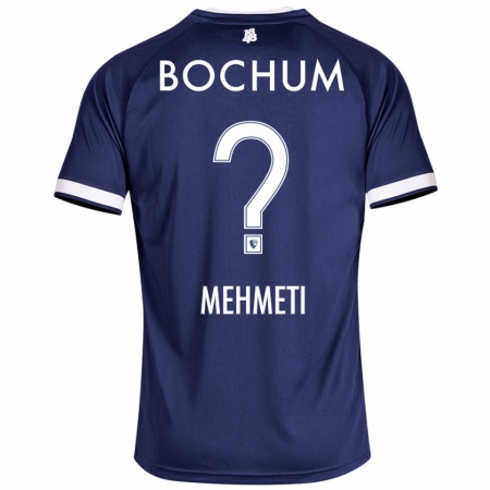 Kandiny Herren Enis Mehmeti #0 Dunkelblau Heimtrikot Trikot 2024/25 T-Shirt Österreich