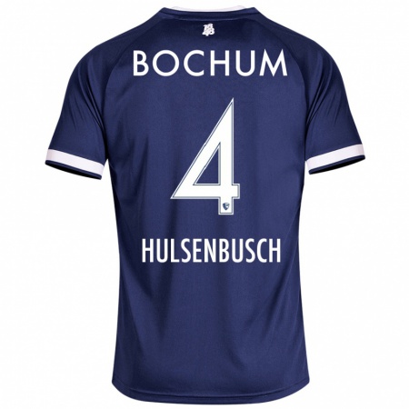 Kandiny Herren Daniel Hülsenbusch #4 Dunkelblau Heimtrikot Trikot 2024/25 T-Shirt Österreich