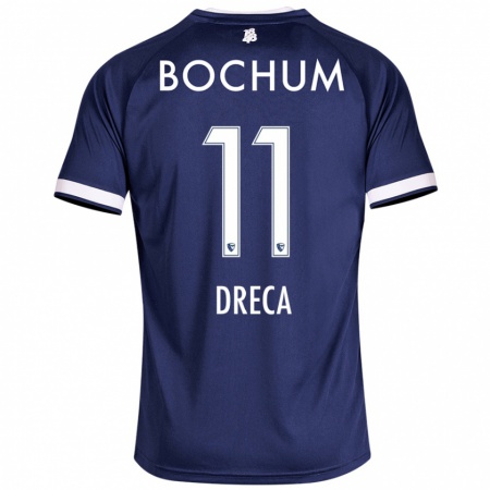 Kandiny Herren Benjamin Dreca #11 Dunkelblau Heimtrikot Trikot 2024/25 T-Shirt Österreich