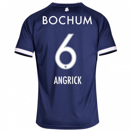 Kandiny Herren Janine Angrick #6 Dunkelblau Heimtrikot Trikot 2024/25 T-Shirt Österreich