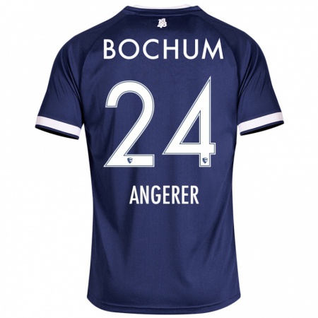 Kandiny Herren Alina Angerer #24 Dunkelblau Heimtrikot Trikot 2024/25 T-Shirt Österreich