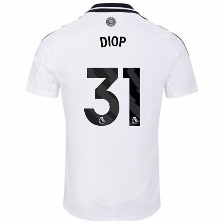 Kandiny Herren Issa Diop #31 Weiß Heimtrikot Trikot 2024/25 T-Shirt Österreich