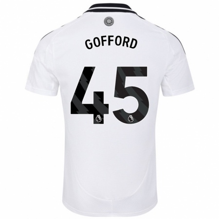 Kandiny Herren Oliver Gofford #45 Weiß Heimtrikot Trikot 2024/25 T-Shirt Österreich