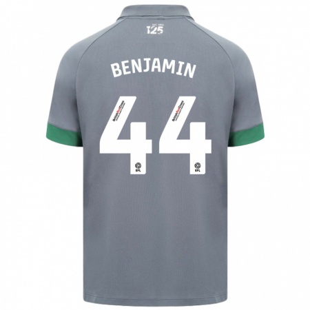 Kandiny Heren Xavier Benjamin #44 Donkergrijs Uitshirt Uittenue 2024/25 T-Shirt