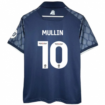 Kandiny Heren Paul Mullin #10 Zwart Uitshirt Uittenue 2024/25 T-Shirt